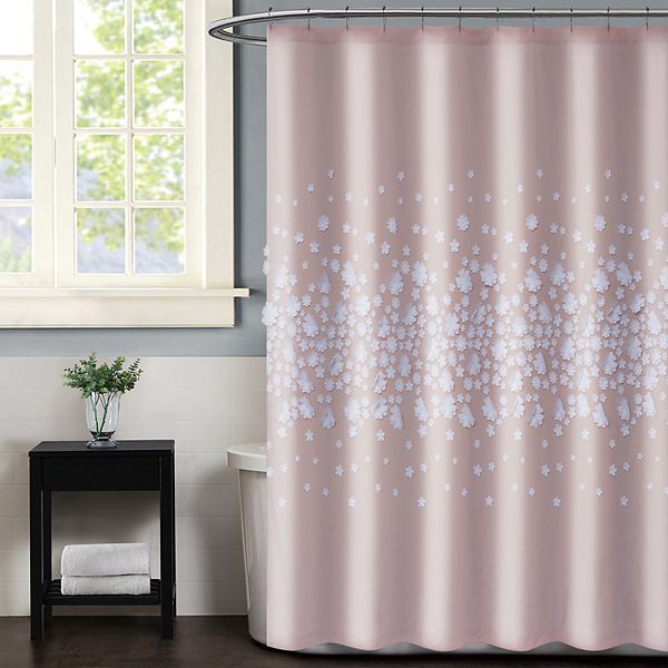 Confetti Flowers Shower Curtain, Shower Curtain Flowers