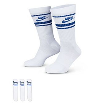 Men's Nike 3-Pack Everyday Essential Striped Crew Socks