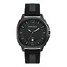 Caravelle by Bulova Men's Black Nylon and Leather Strap Watch - 45B155