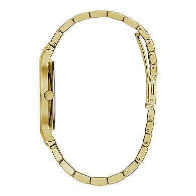 Caravelle by Bulova Men's Gold Tone Diamond Dial Watch - 44D102