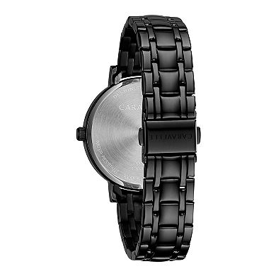 Caravelle by Bulova Women's Black Crystal Watch - 45L181