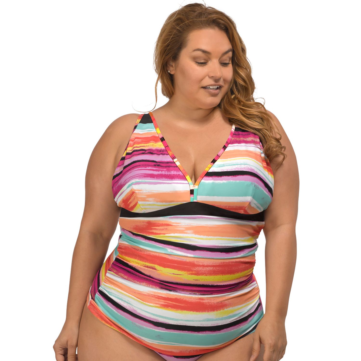 kohls plus size swimwear