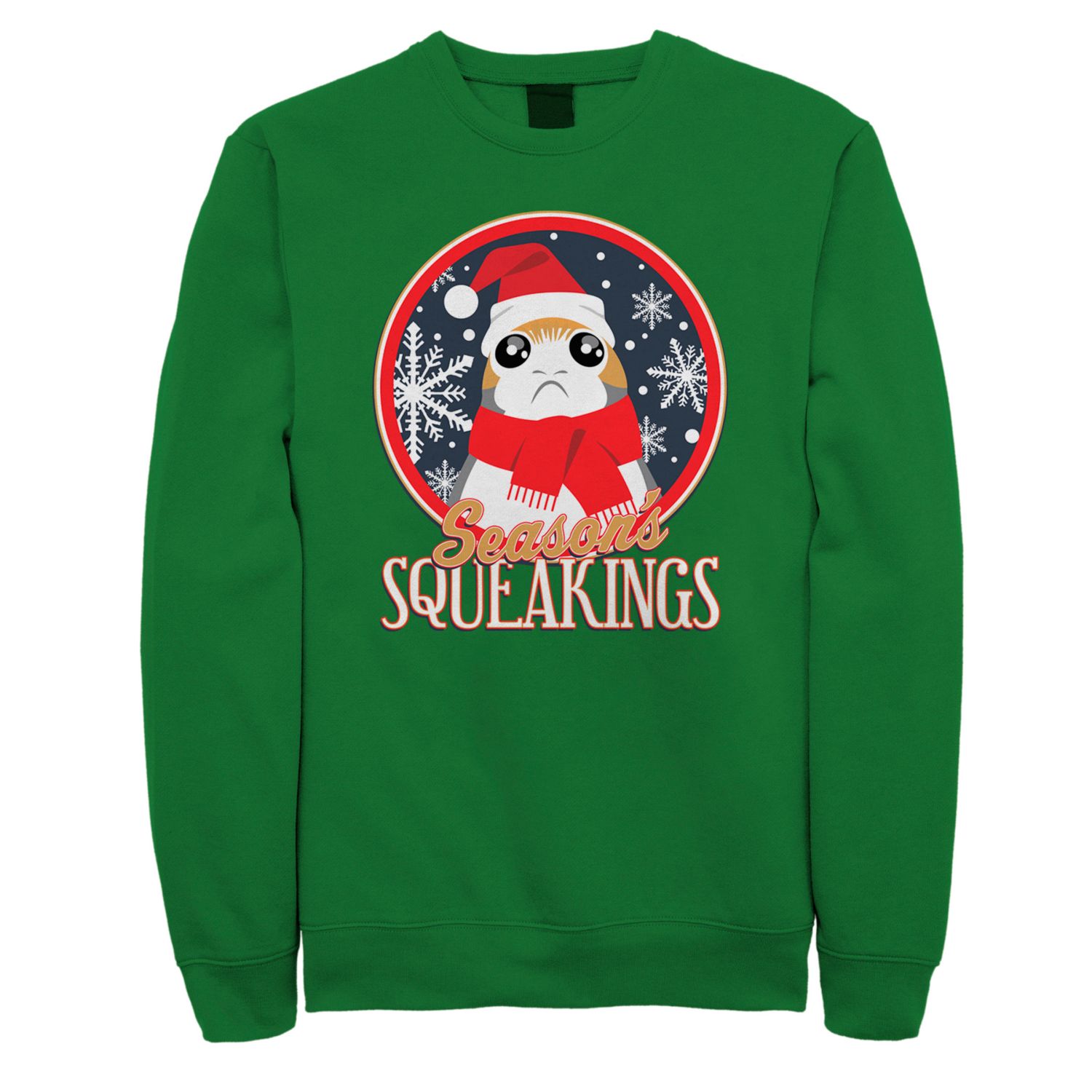 YOURS Plus Size Red 'Merry Christmas' Snowflake Novelty Sweatshirt | Yours Clothing