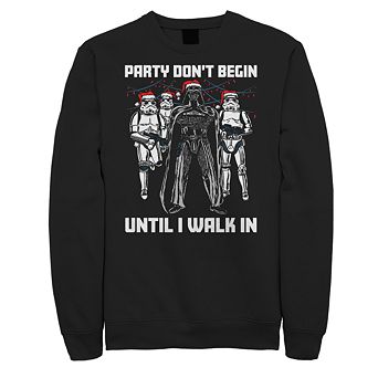 Men's Star Wars "Party Don't Begin Until I Walk In" Sweatshirt