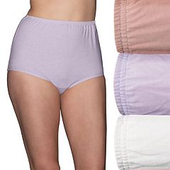 Women's Vanity Fair Body Caress 3-Pack Brief Panties 13438, Size