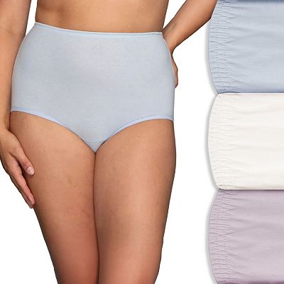 4 pack VANITY FAIR Brief PERFECTLY Yours RAVISSANT 15712 Panty WHITE- 12 / 5XL e