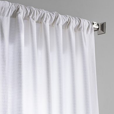 EFF Bark Weave Solid Window Curtain