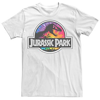 Men's Jurassic Park Tie Dye Classic Logo Tee