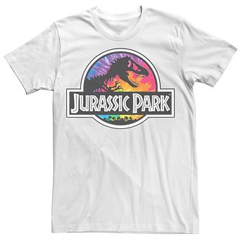 Men's Jurassic Park Tie Dye Classic Logo Tee