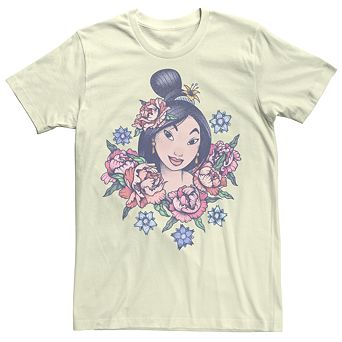 Disney's Mulan Men's Floral Tee