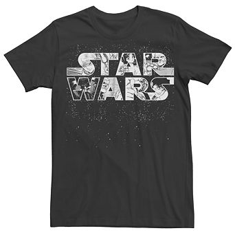 Men's Star Wars Anime Logo Tee