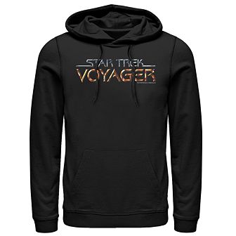 Men's Star Trek Voyager Title Logo Pull-Over Hoodie