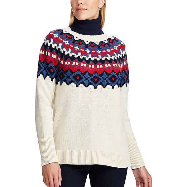 Women s Chaps Andrea Fairisle Sweater