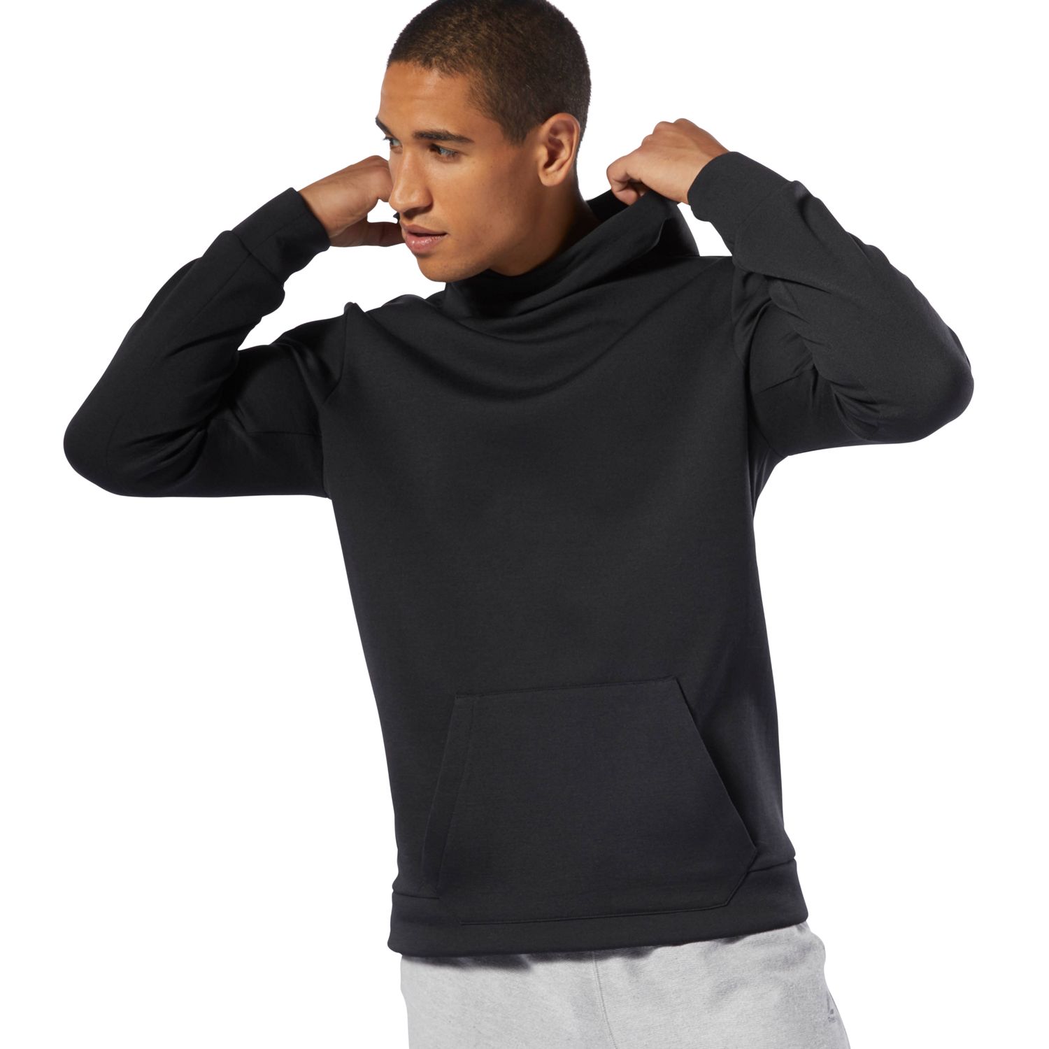 double knit hoodie