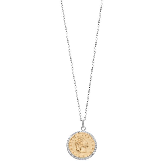 Lira on sale coin necklace