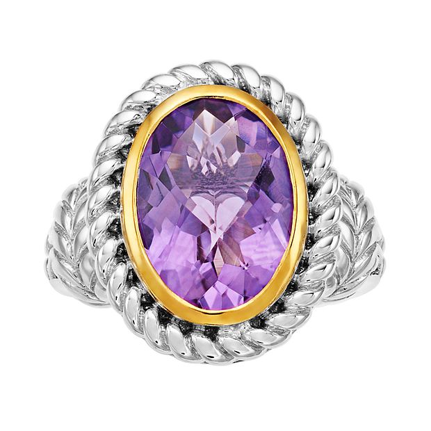 Kohls hot sale amethyst ring