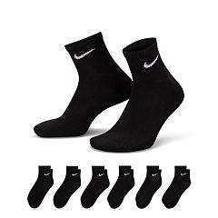 Nike black store crew socks mens