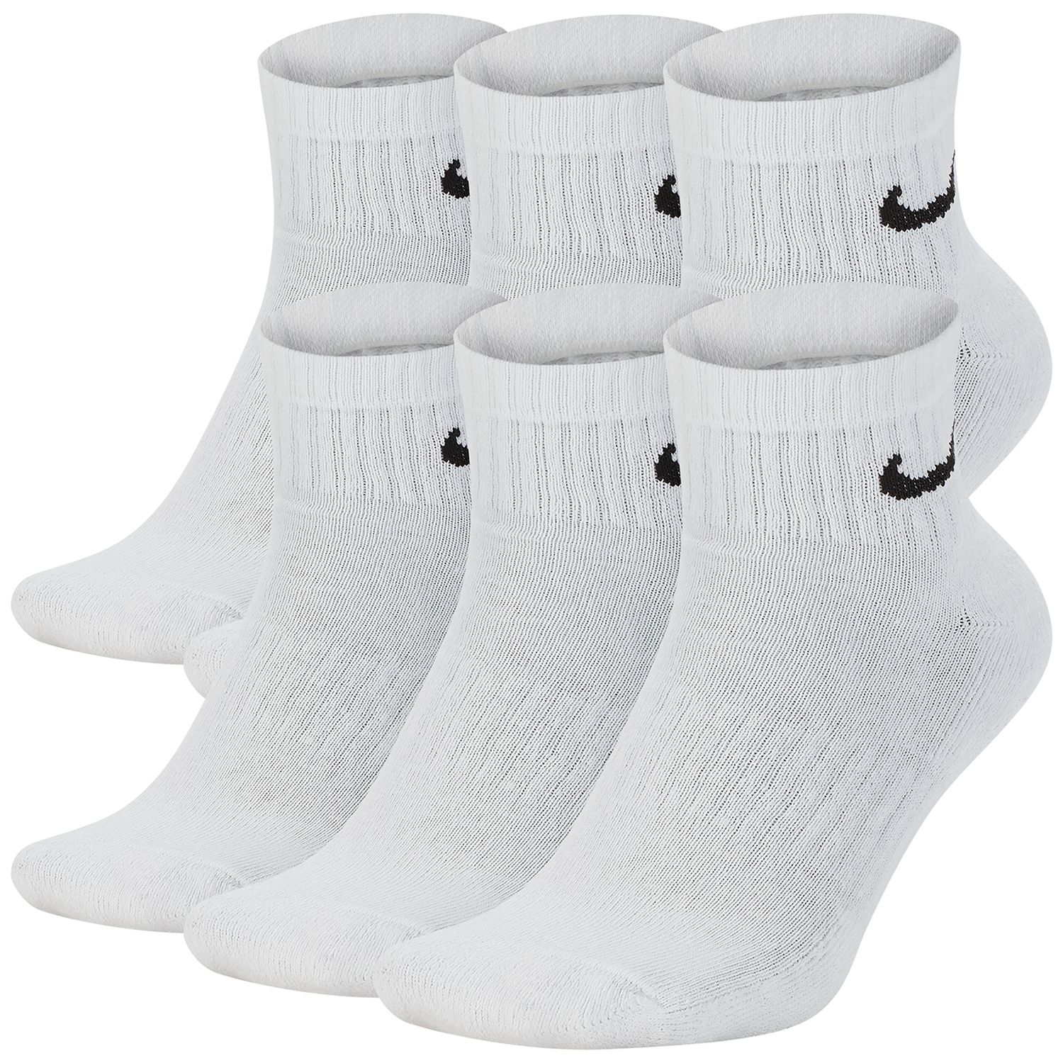 mens nike ankle socks white
