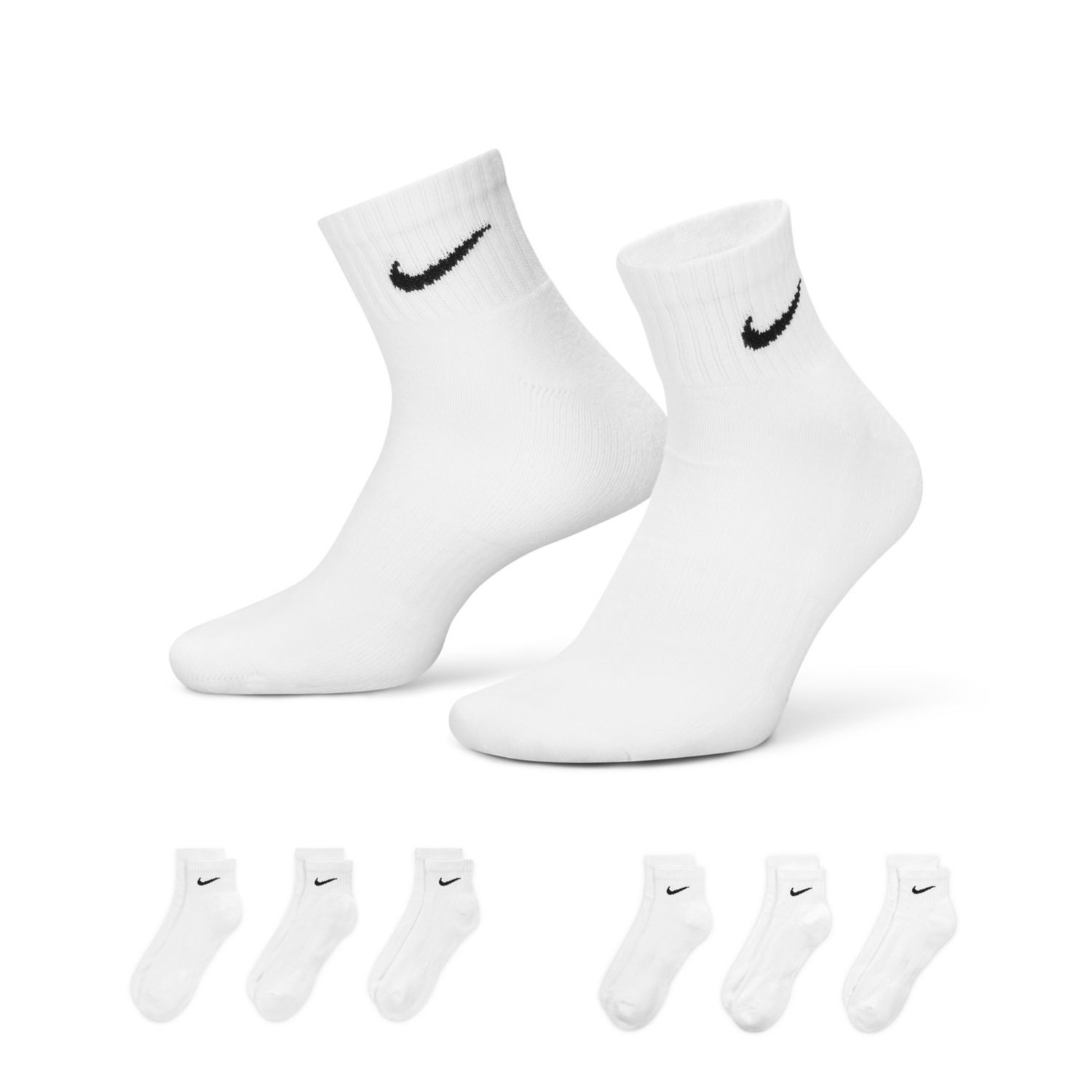 nike black athletic socks