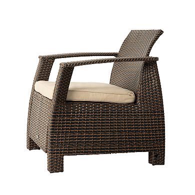 Patio Sense Bondi Deluxe Outdoor Wicker Armchair