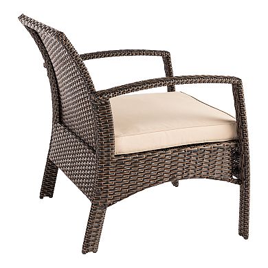 Patio Sense Bondi Wicker Outdoor Armchair