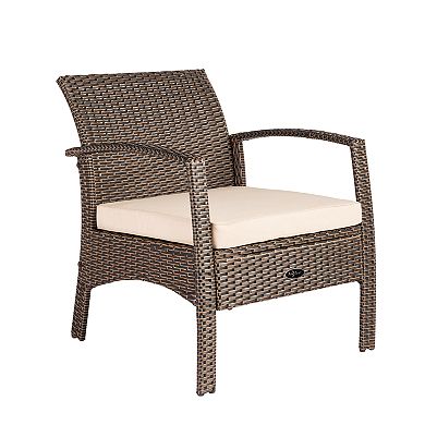 Patio Sense Bondi Wicker Outdoor Armchair