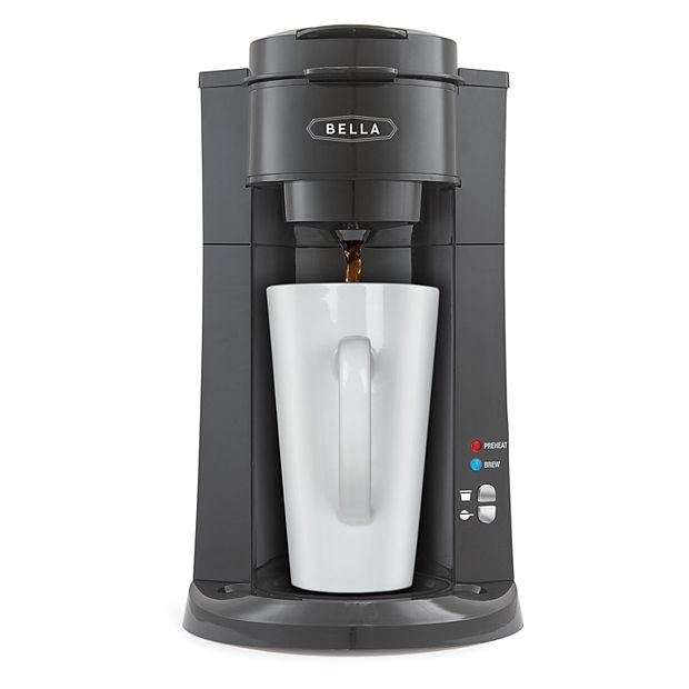 Bella K-cup dual brew single serve coffee maker for $40 - Clark Deals