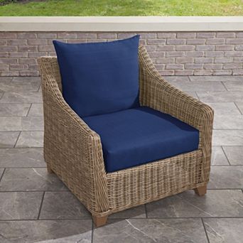 Terrasol Solid Deep Seat Cushion and Back Set