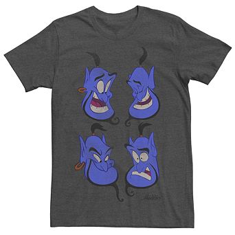 Men's Disney's Aladdin Genie Faces Tee