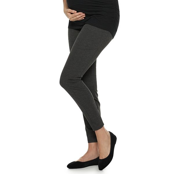 Maternity a glow Side Pocket Ponte Leggings