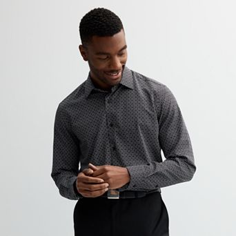 Men's Apt. 9® Performance Slim-Fit Wrinkle Resistant Dress Shirt