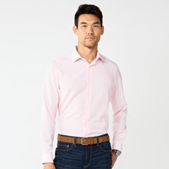 Dusty pink mens dress 2024 shirt