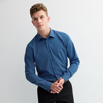 Men's Apt. 9® Performance Slim-Fit Wrinkle Resistant Dress Shirt
