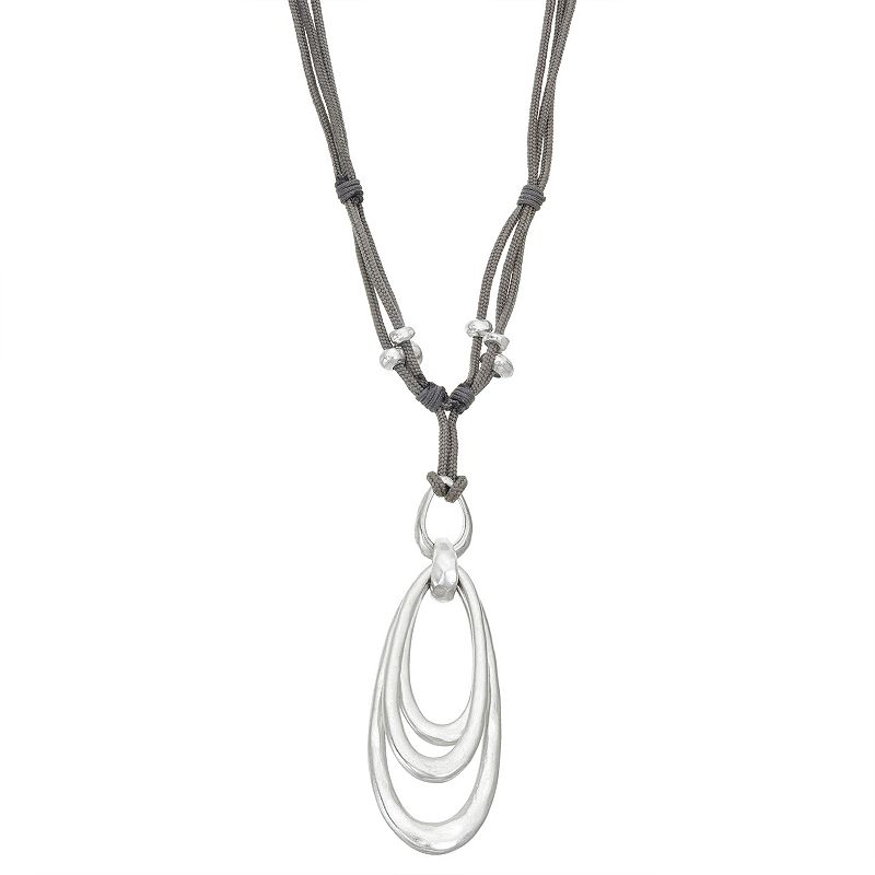 Bella Uno Orbital Cord Necklace, Womens, Size: 18, Multicolor
