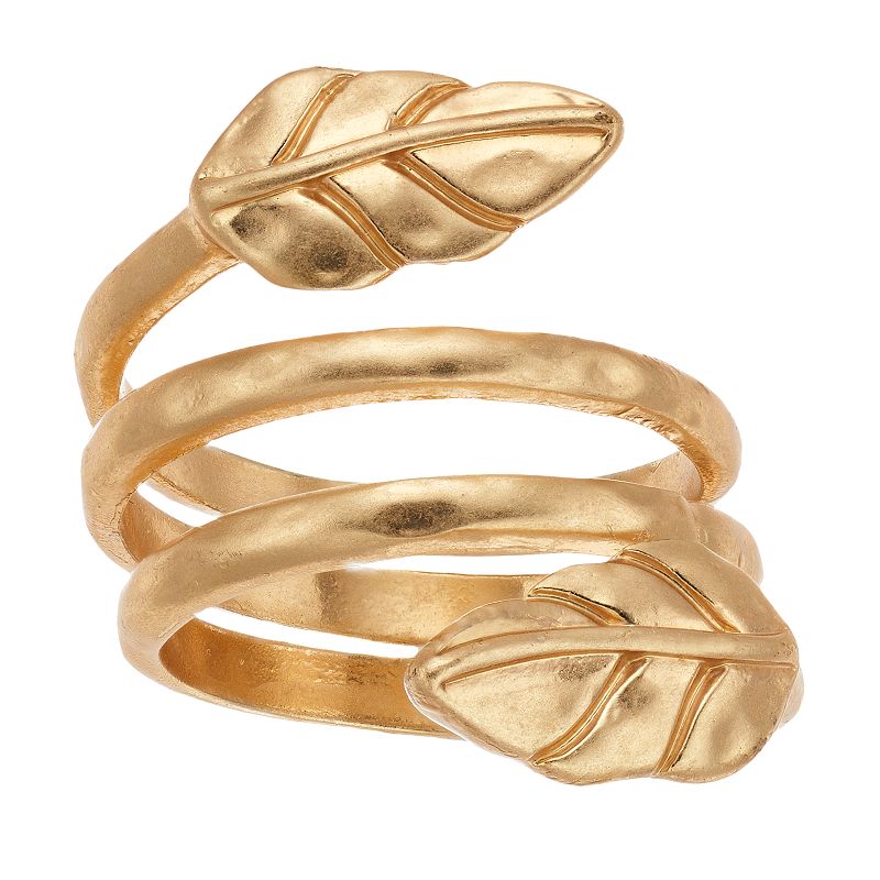 28983961 Bella Uno Leaf Bypass Ring, Womens, Size: 8, Multi sku 28983961