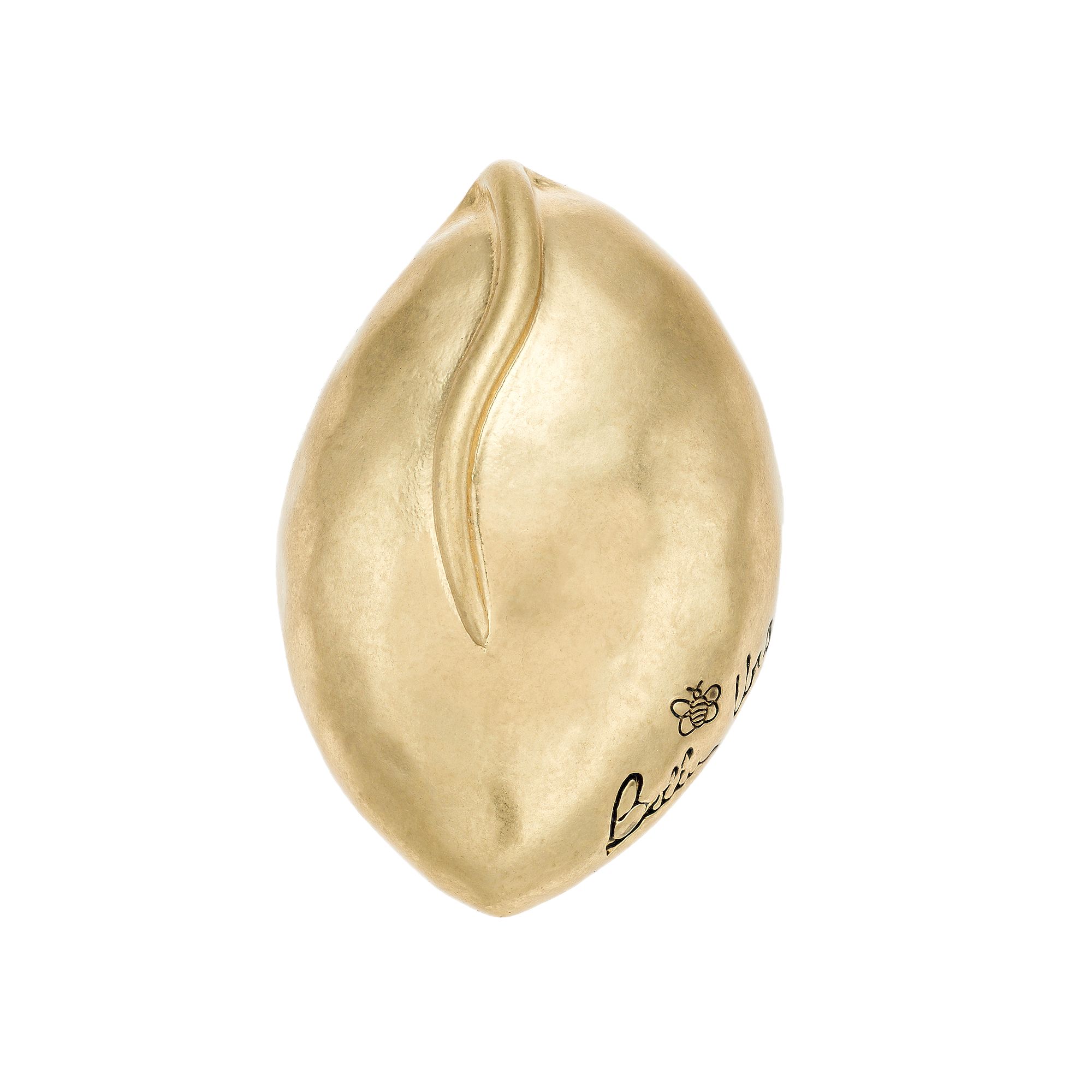 Bella Uno Leaf Statement Ring, Womens, Size: 8, Gold Tone