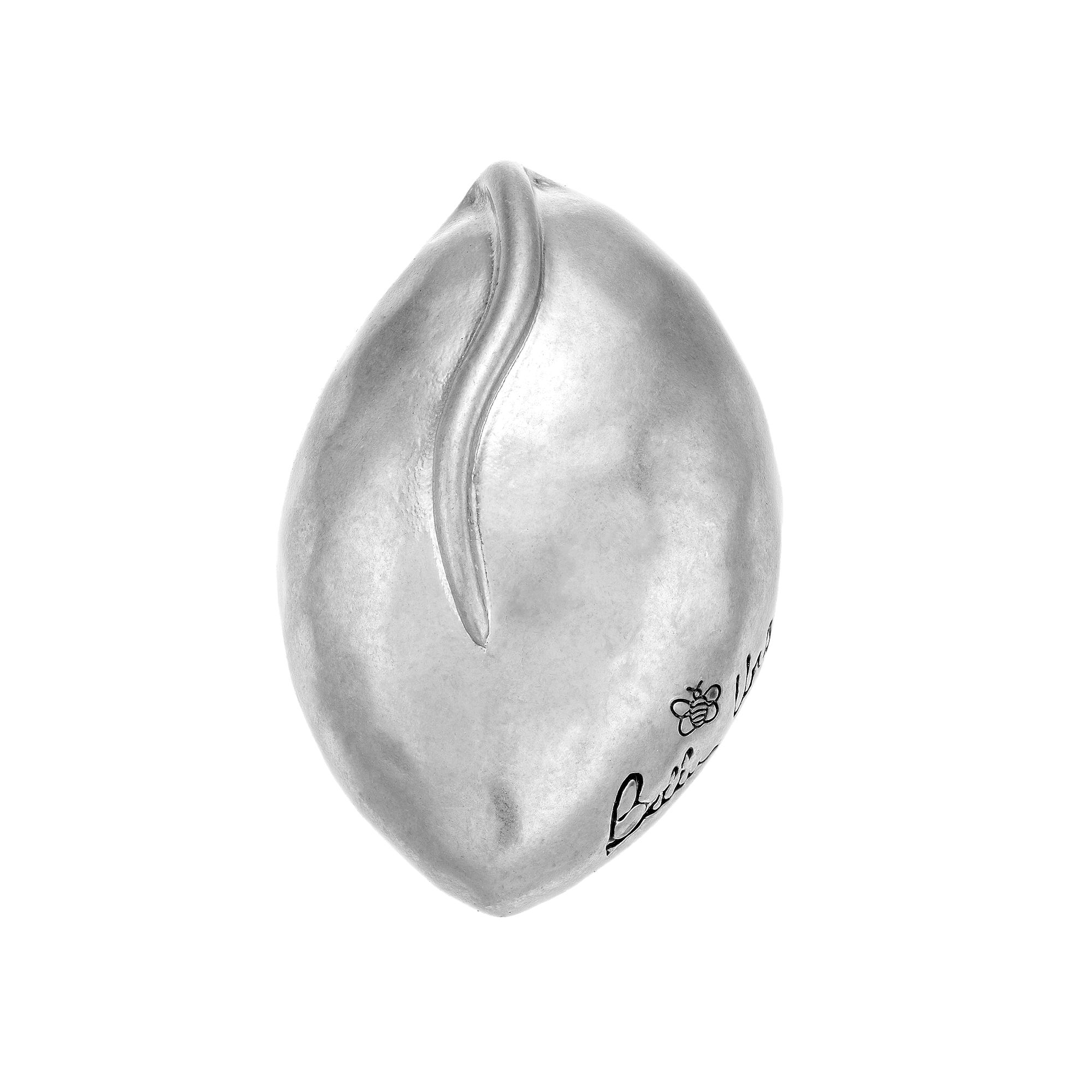 Bella Uno Leaf Statement Ring, Womens, Size: 8, Silver Tone