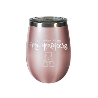 Appalachian State Mountaineers Rose Gold Finish Wine Tumbler