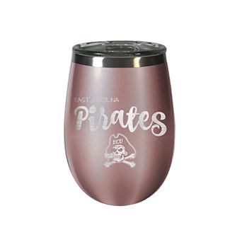 East Carolina Pirates Rose Gold Finish Wine Tumbler
