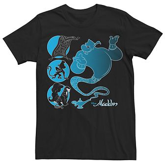 Men's Disney's Aladdin Genie & Friends Tee