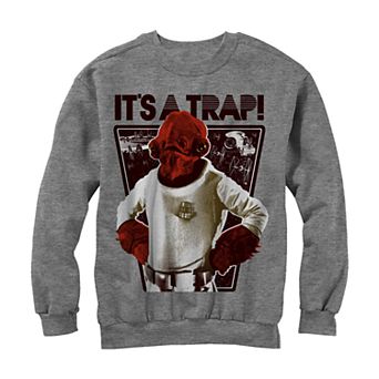 Men's Star Wars Ackbar It's A Trap Sweatshirt