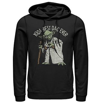 Men's Star Wars Yoda Best Dad Ever Pull-Over Hoodie