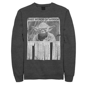Men's Star Wars Words Of Wisdom Sweatshirt