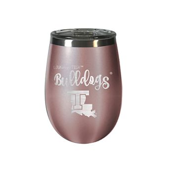 Louisiana Tech Bulldogs Rose Gold Finish Wine Tumbler
