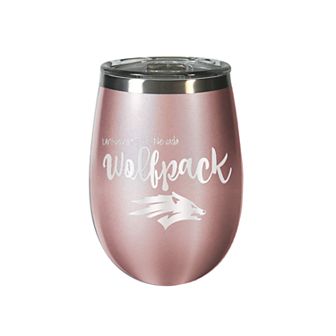 Nevada Wolf Pack Rose Gold Finish Wine Tumbler