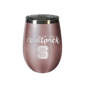North Carolina State Wolfpack Rose Gold Finish Wine Tumbler