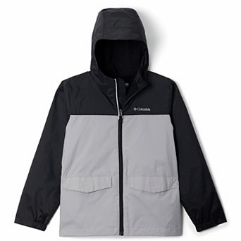 Boys 4-20 Columbia Rain-zilla Fleece-lined Rain Jacket