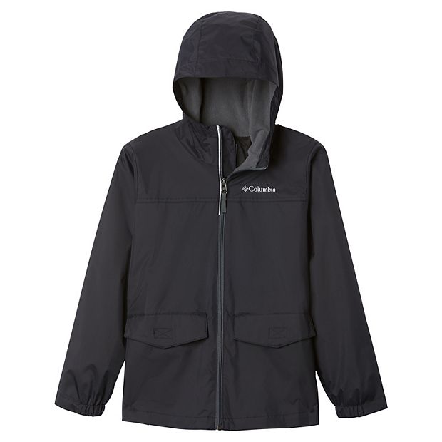 Columbia fleece outlet rain jacket