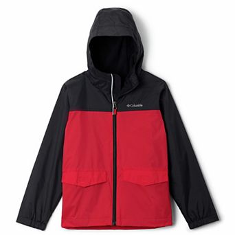 Boys 4-20 Columbia Rain-zilla Fleece-lined Rain Jacket