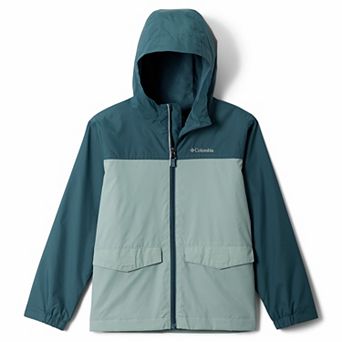 Boys 4-20 Columbia Rain-zilla Fleece-lined Rain Jacket